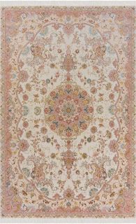 Иранский ковер из шерсти и шёлка Carpet «TABRIZ SHIRFAR» 801-4123-IR 197 x 306 см