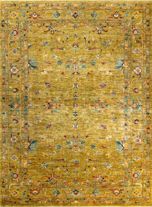 Пакистанский ковер из шерсти Carpet «SULTAN R» GRN-GRN 249 x 339 см