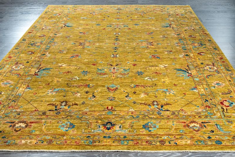 Пакистанский ковер из шерсти Carpet «SULTAN R» GRN-GRN 249 x 339 см