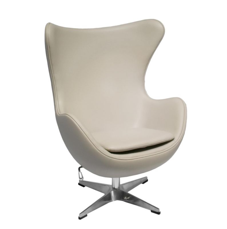 Кресло BRADEX Home EGG STYLE CHAIR латте, экокожа BD-3072958 фото 1