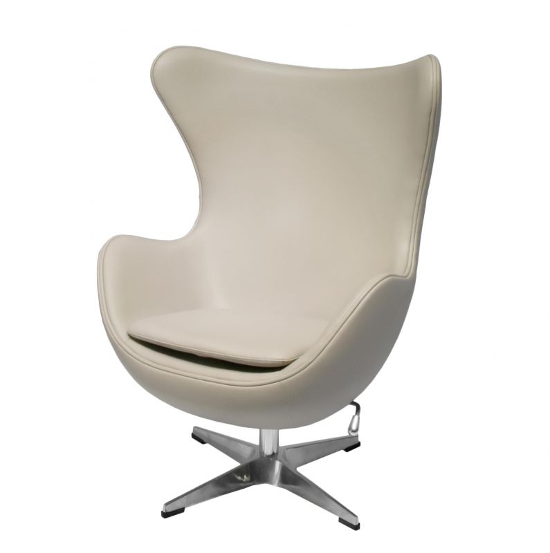 Кресло BRADEX Home EGG STYLE CHAIR латте, экокожа BD-3072958 фото 3