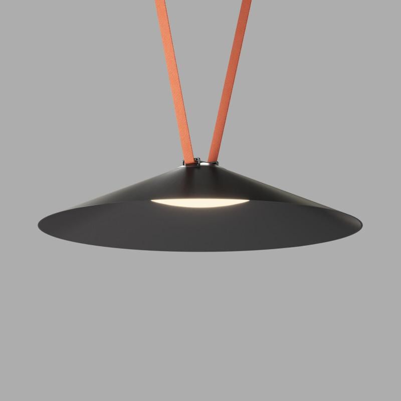Cветильник для трека-ремня Denkirs Flow LED 24W 3000K(теплый) черный, алюминий DK5569-BK фото 1