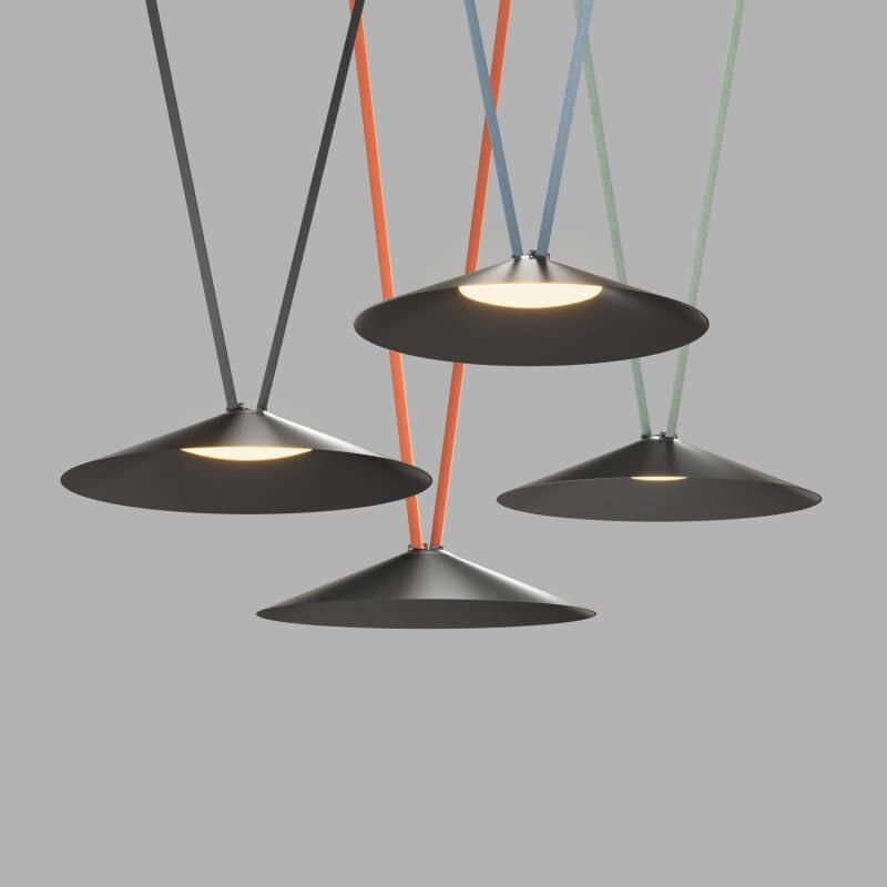 Cветильник для трека-ремня Denkirs Flow LED 24W 3000K(теплый) черный, алюминий DK5569-BK фото 2