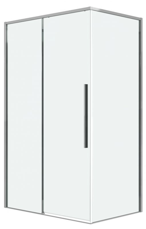 Душевой уголок Grossman Galaxy 120.K33.01.1010.10.00, 100х100 см, профиль хром, стекло прозрачное фото 1