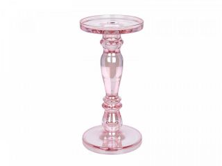 Подсвечник Luster Pink ОГОГО Обстановочка розовый BD-1759773