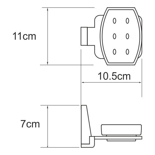 Мыльница WasserKRAFT Lopau K-6029 фото 3