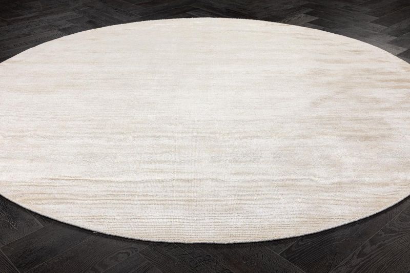 Индийский ковер из шерсти и арт-шёлка Carpet «MURUGAN» PLAIN-AF12/A039(Round) 248 x 248 см