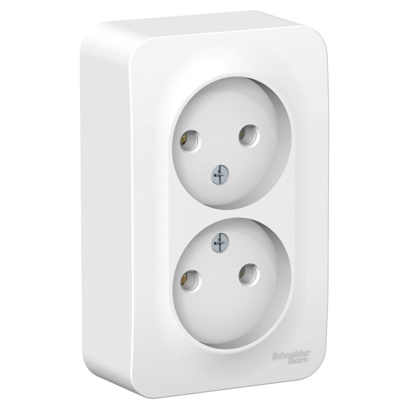 Электрическая розетка силовая (штепсельная) 2-я Schneider Electric Blanca BD-1509349