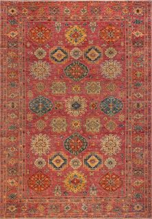 Пакистанский ковер из шерсти Carpet «KAZAK ROYAL» 231576-PUR-PUR 280 x 373 см