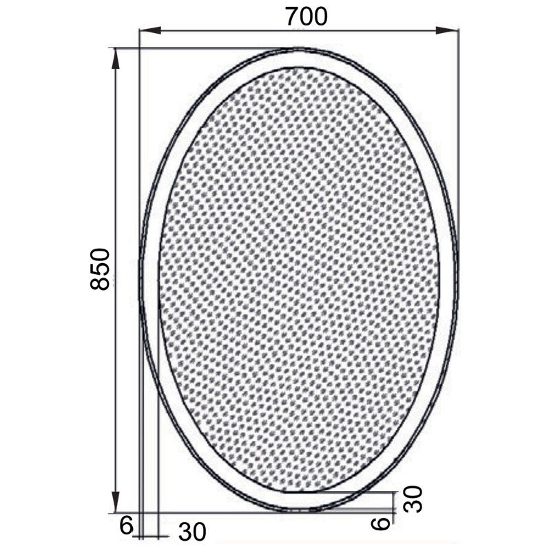 Зеркало Aquanet Комо 7085 196668