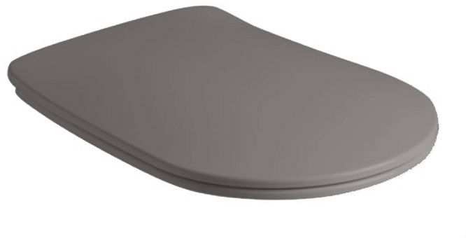 Kerasan Tribeca Сиденье ”Slim” для унитаза c микролифтом цвет: Серый матовый