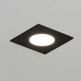 Встраиваемый влагозащищенный светильник Denkirs PORT IP65, до 10 Вт, LED, GU5,3, черный DK3102-BK