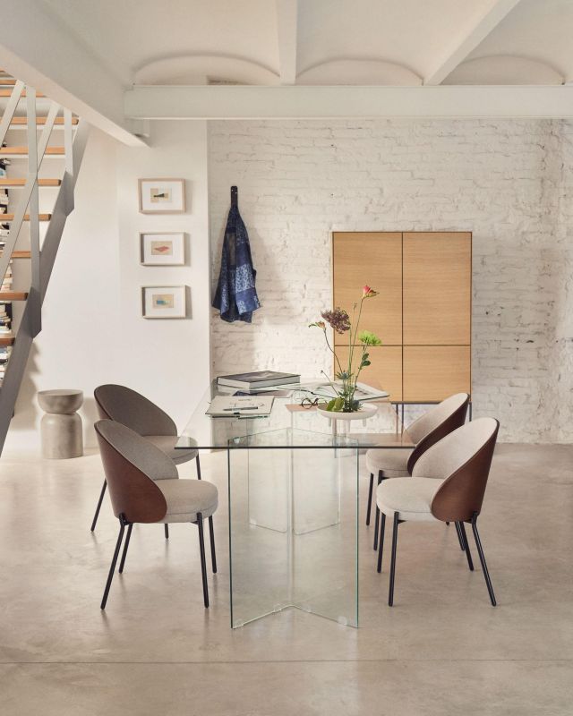 Буфет из дубового шпона со стальными ножками 97,5 x 160 см Vedrana  La Forma (ex Julia Grup) BD-2607650 фото 2