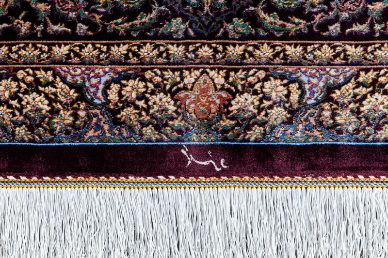 Иранский ковер из шёлка и модала Carpet «MASTERPIECE QUM» 042-21-TORANJ-LAZUR 201 x 304 см фото 9