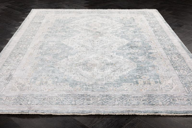 Турецкий ковер из микровискозы Carpet «VINCENT» KK17A-MLT-LBLU 300 x 400 см фото 2