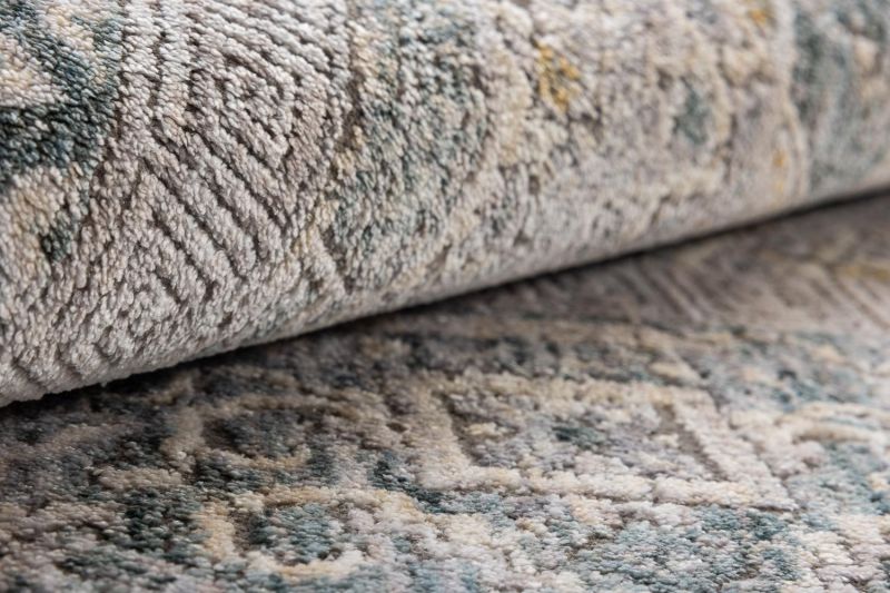 Турецкий ковер из микровискозы Carpet «VINCENT» KK17A-MLT-LBLU 300 x 400 см фото 4