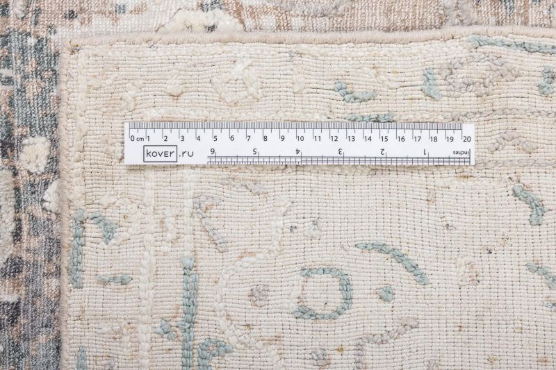 Индийский ковер из арт-шёлка Carpet «SOMERSET» FL76-BEIGE-GREEN 165 x 235 см фото 12