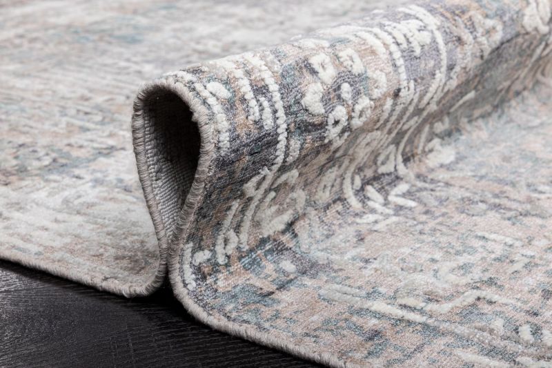 Индийский ковер из арт-шёлка Carpet «SOMERSET» FL76-BEIGE-GREEN 165 x 235 см фото 3