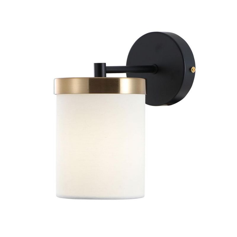 Настенный светильник с текстильным плафоном ARTE LAMP MODELLO A4099AP-1BK фото 1