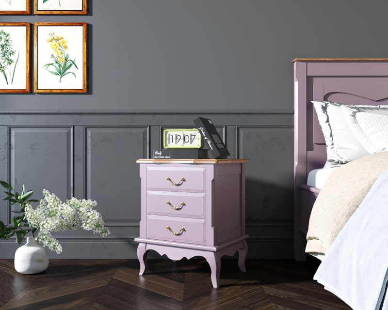 Прикроватная тумба Этажерка "Leontina Lavanda" фиолетовый BD-3090772 фото 4