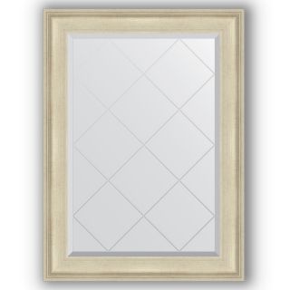 Зеркало с гравировкой в багетной раме 78x105 Evoform EXCLUSIVE-G BY 4198 травленое серебро