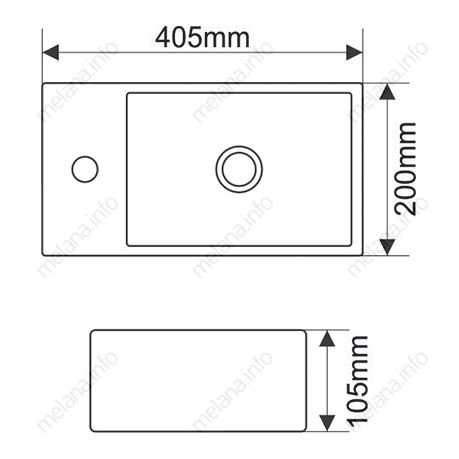 Раковина Melana 9048DR-805 фото 2