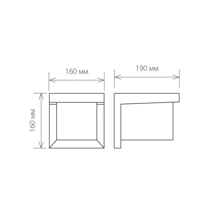 Светильник садово-парковый Elektrostandard SHELTER GRIT 1540 TECHNO