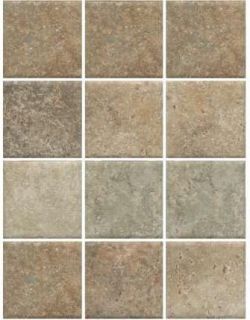 Kerama Marazzi 1326 Брюссель из 12 частей 9,8х9,8 микс матовый 9,8x9,8x7