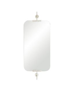 Серебряное настенное зеркало LH Mirror Home Линарес