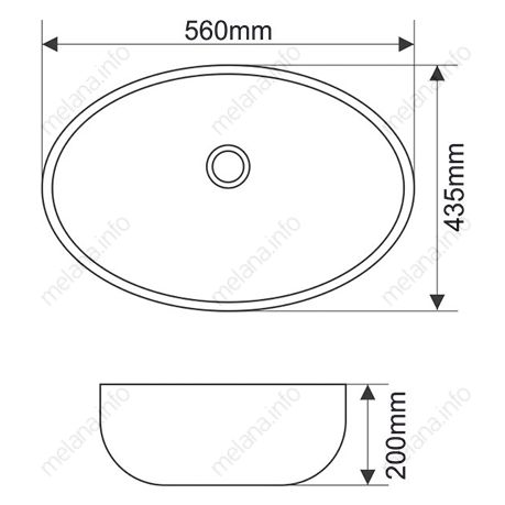 Раковина Melana 540-805