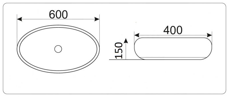 Раковина CeramaLux N 9030А фото 10