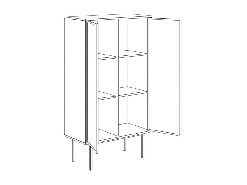 Шкаф 2-дверный Boho ОГОГО Обстановочка дуб корбридж BD-1749353 фото 10