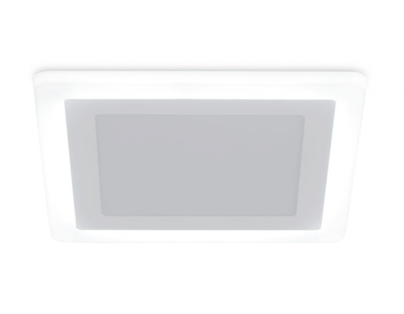 Встраиваемый cветодиодный светильник с подсветкой Ambrella Downlight 18W DCR396 фото 5