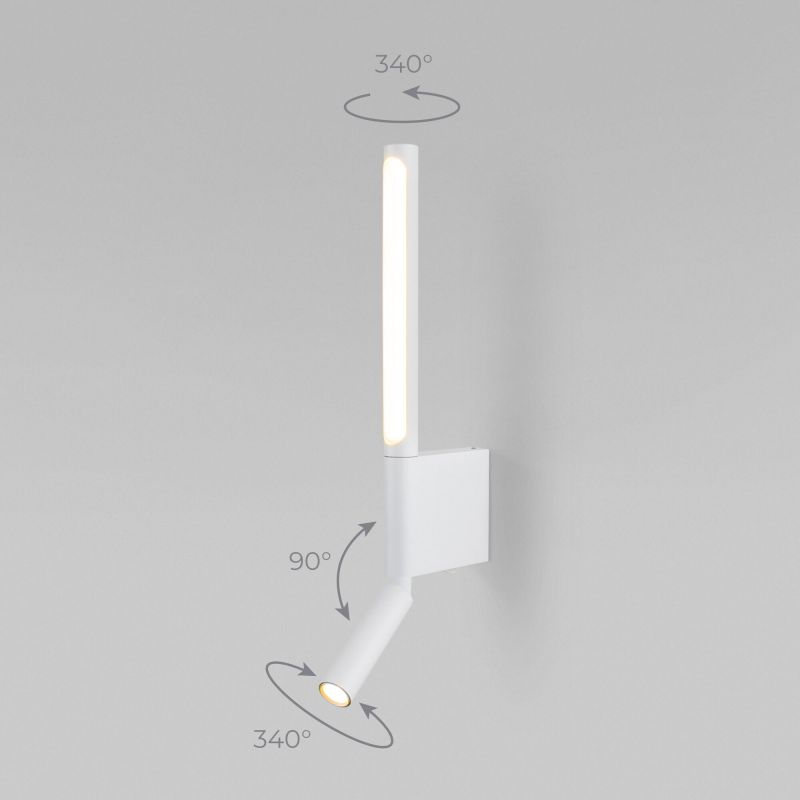 Светильник настенный светодиодный Elektrostandard Sarca LED белый 4000К 40111/LED белый фото 2