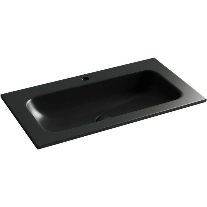 Раковина-столешница мебельная Ceramica Nova Grace CN7012MB черный матовый (для комплекта) фото 1
