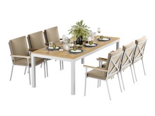 Обеденная группа Gardenini Premium Bella  (1 стол, 6 стульев) BD-3121335