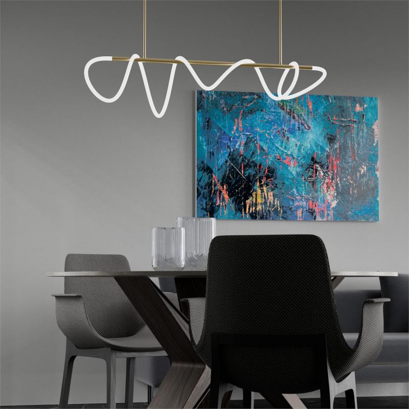 Подвесная люстра LIGHTERA Nyasa LE117L-110GA WIFI фото 9