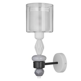 Настенный светильник 33 ИДЕИ Е27 60W WLL902.01WH.BL-S25TR