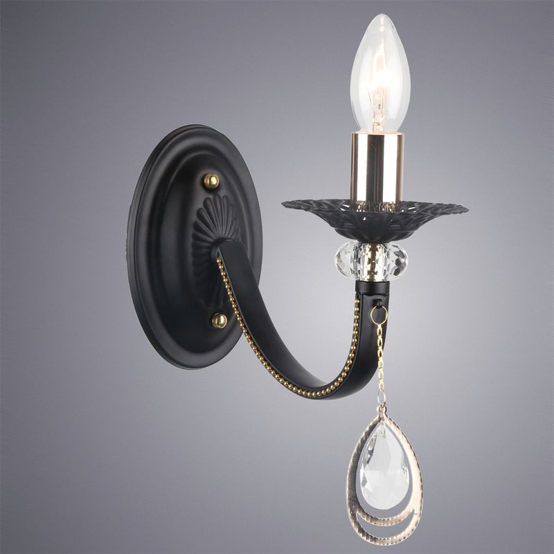Бра Arte Lamp Dallas A8540AP-1BK фото 1