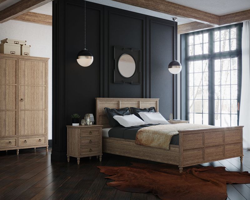 Двуспальная кровать The Werby Vilton BD-1485258