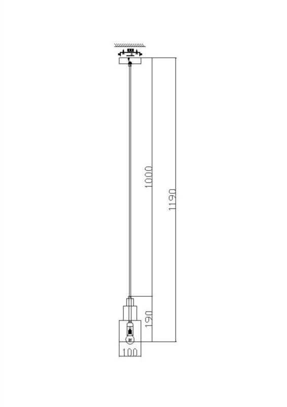 Подвесной светильник Freya Loft Moke FR4006PL-01BS