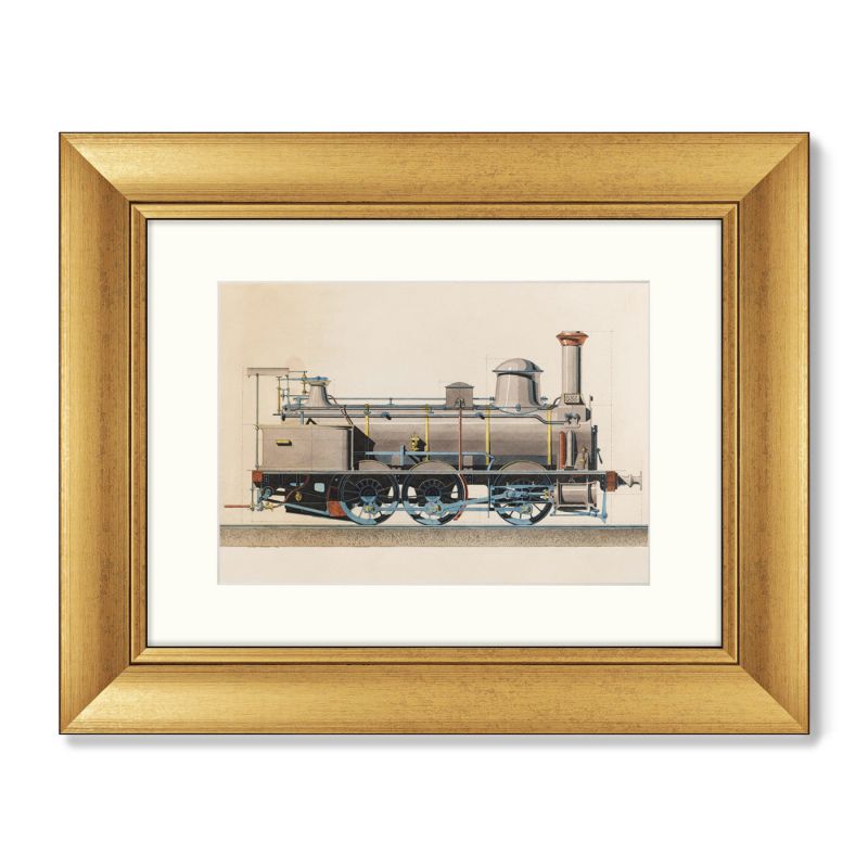 Диптих Hercules locomotive, 1843г. (из 2-х картин) BD-1763608