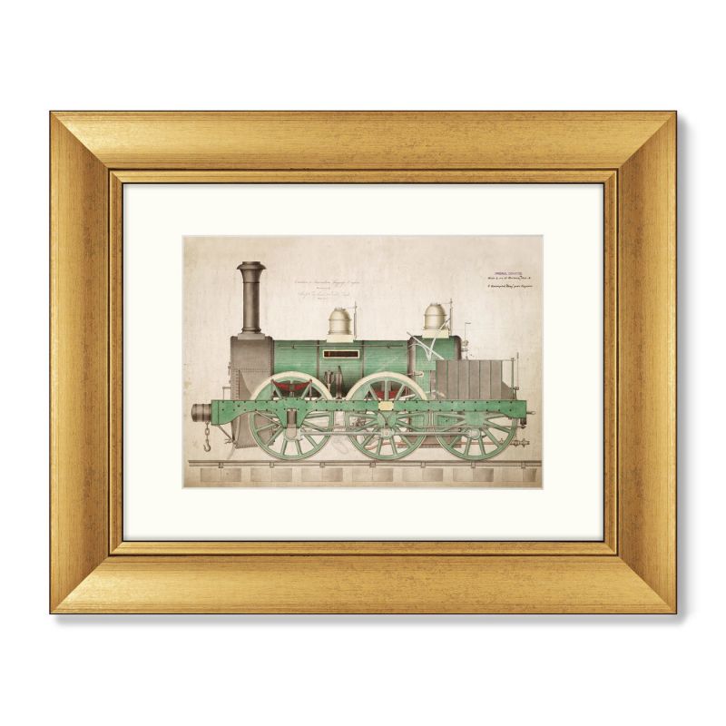 Диптих Hercules locomotive, 1843г. (из 2-х картин) BD-1763608