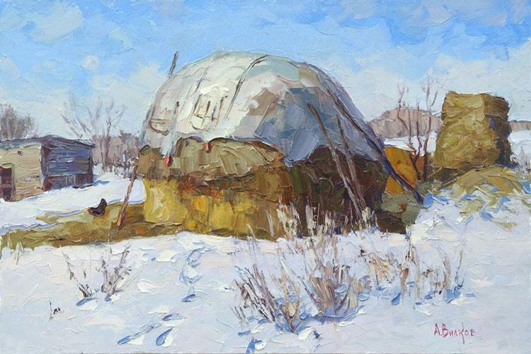 Картина "Стожок" Вилков Андрей фото 1