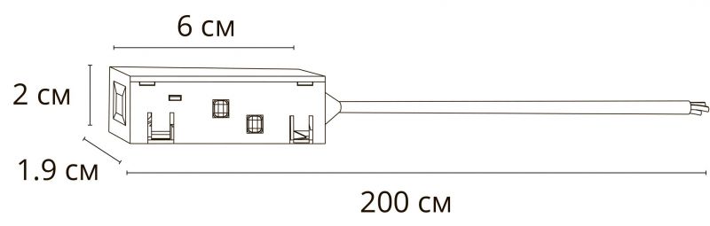 Коннектор-токопровод для шинопровода Arte Lamp LINEA-ACCESSORIES A482233 фото 2