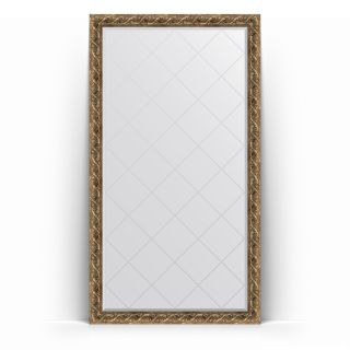 Зеркало напольное с гравировкой в багетной раме 111x200 Evoform EXCLUSIVE-G FLOOR BY 6351 фреска