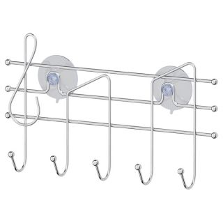 Планка с 5-ю крючками на вакуумных присосках 29 cm Sorcosa GHI 011