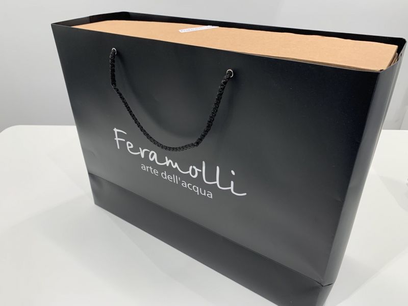 Душевой комплект Feramolli Ele BL703-12 (30см.), черный фото 4