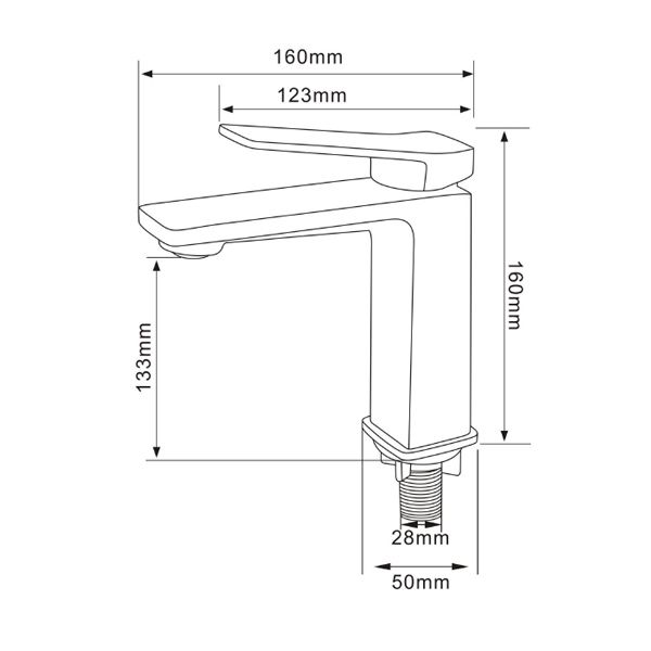 Смеситель для раковины Comforty 00-00004524 фото 7