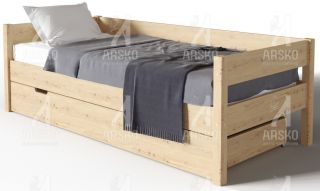 Кровать Алекса 80x160 сосна  BD-2153535